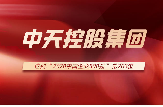 918博天堂集团列2020中国企业500强第203位！